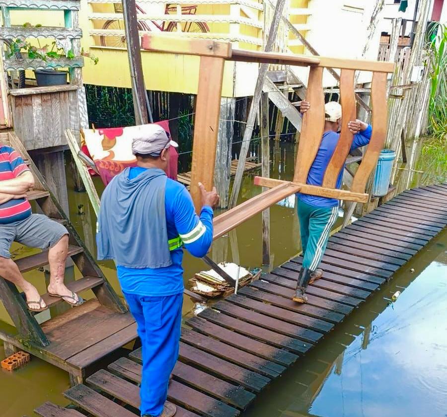 Cheia de 2025: Prefeitura de Boca do Acre continua dando suporte às famílias atingidas